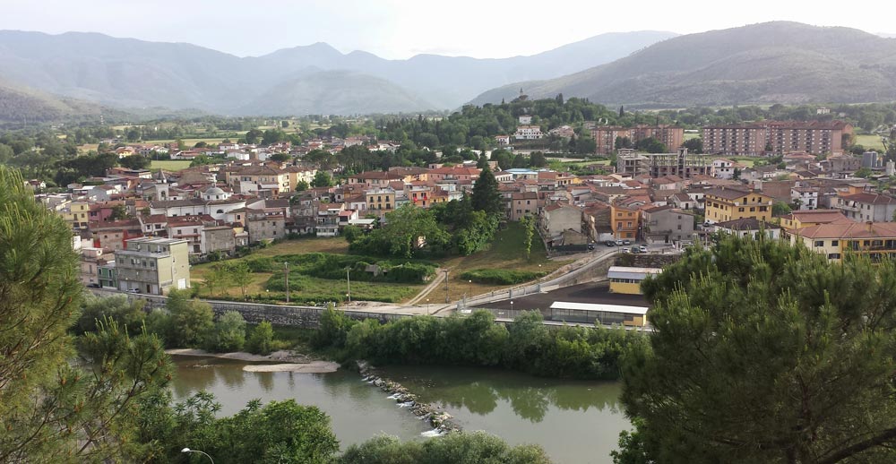 Panoramica sulla campagna di pontecorvo
