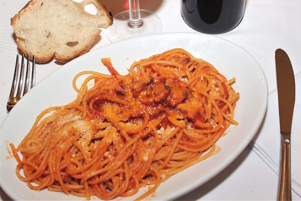 AMATRICE RI Spaghetti all'amatriciana
