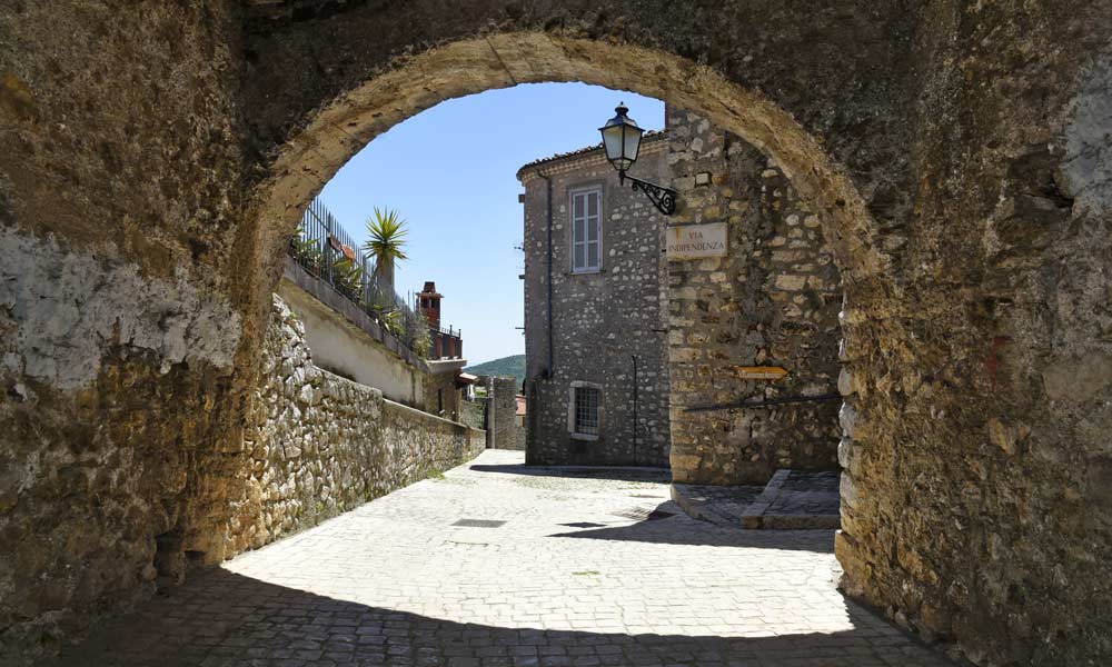 Scorcio dei vicoli di Bassiano