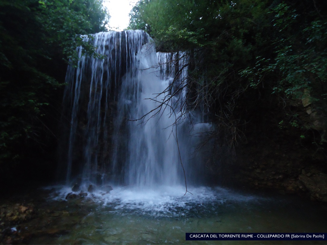 COLLEPARDO FR cascata del torrente Fiume o torrente Cosa