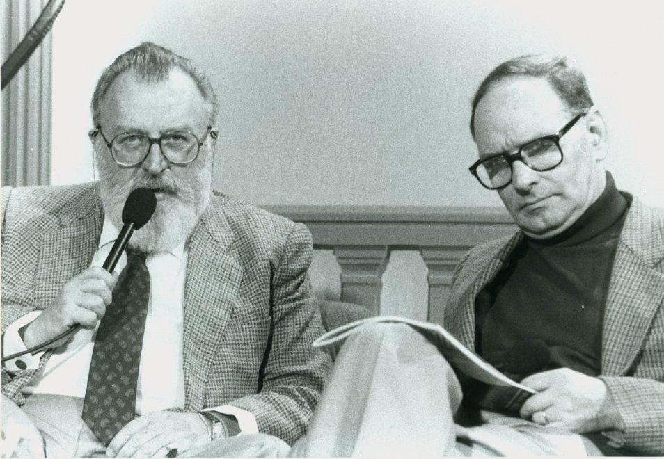 Ennio Morricone e Sergio Leone