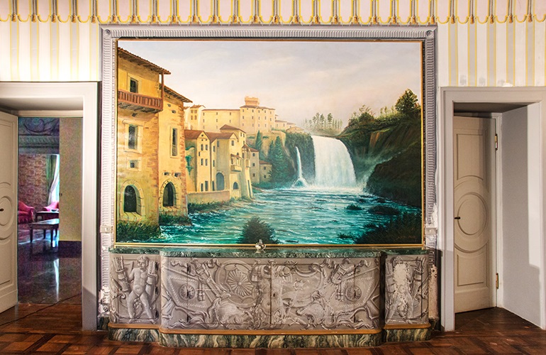 Villa Nota - Pisani, affesco su Isola del Liri - www.prolocoisolaliri.it
