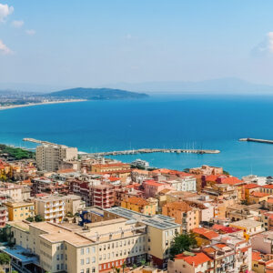 Panoramica di Formia con il suo mare