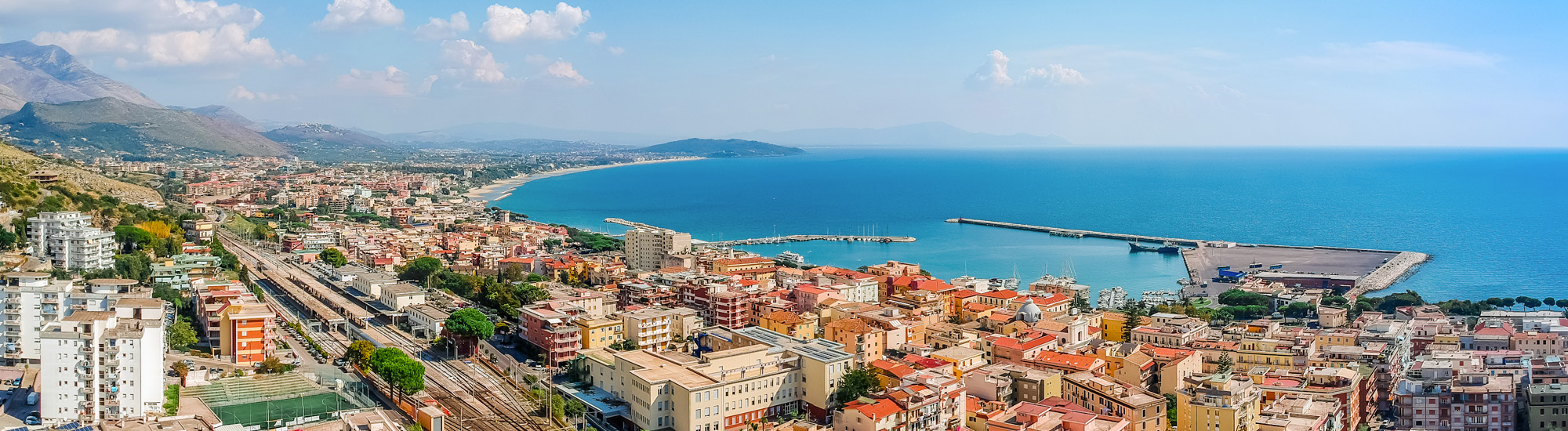 Panoramica di Formia con il suo mare