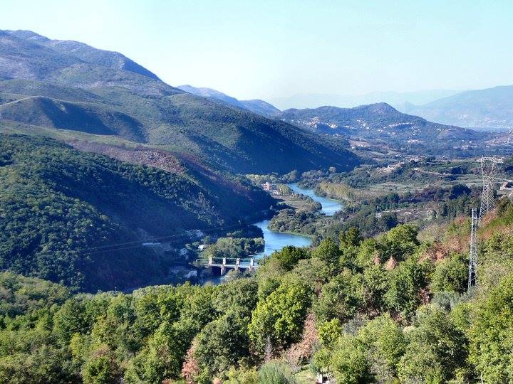 Il paesaggio su Sant'Andrea del Garigliano - Foto FB Sant'Andrea del Garigliano