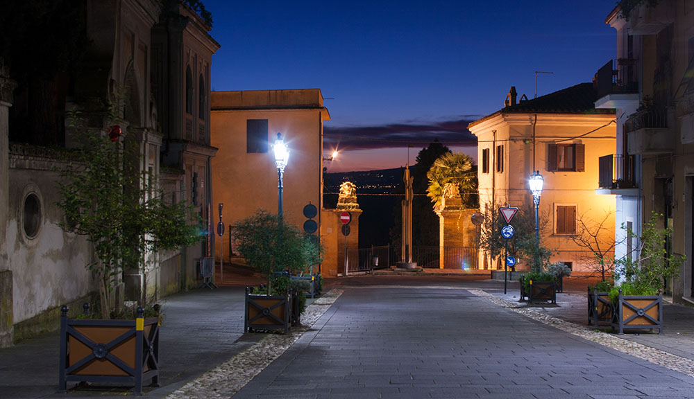 Scorcio notturno di Magliano Sabina