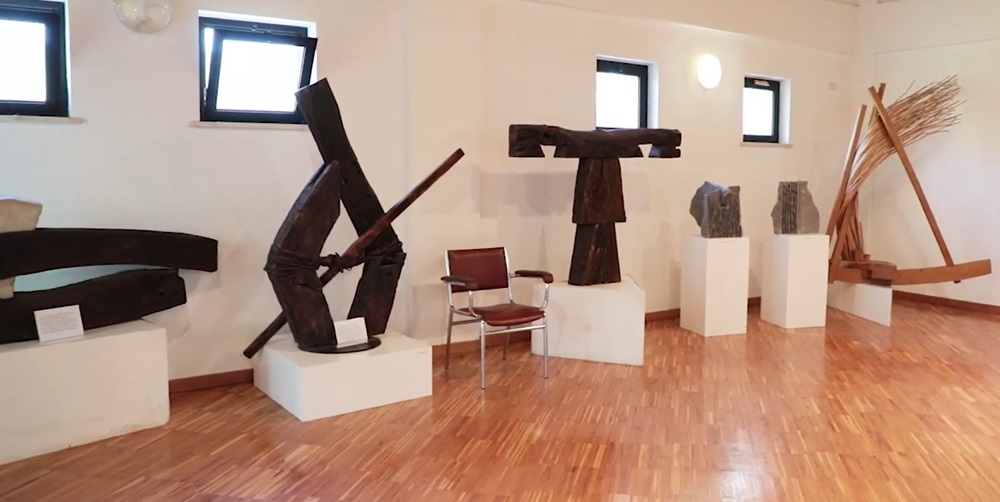 La sala del Museo Agapito Miniucchi a Rocca Sinibalda