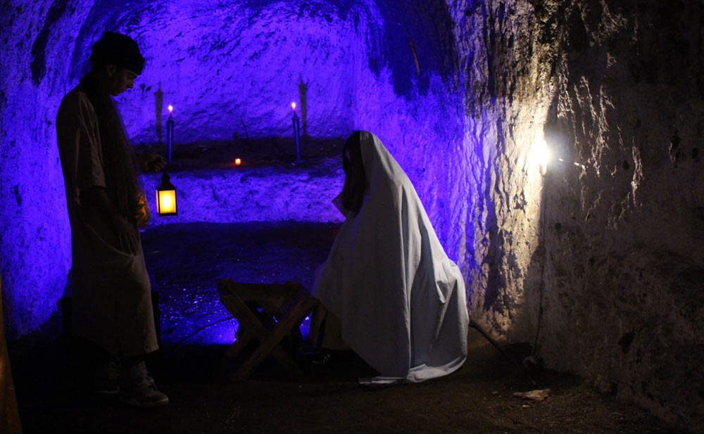 Il Presepe Vivente allestito nei sotterranei di Colleferro