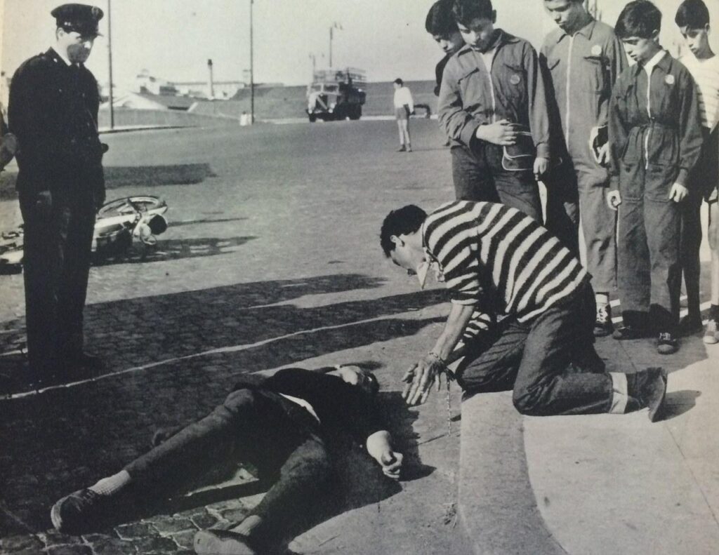 Franco Citti in "L'Accattone" di Pier Paolo Pasolini