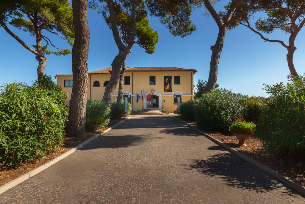 Ingresso del Museo Civico Archeologico Lavinium di Pomezia