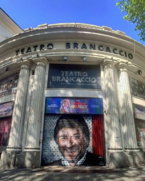 ritratto al Teatro Brancaccio foto da Twitter @silviacorsi24