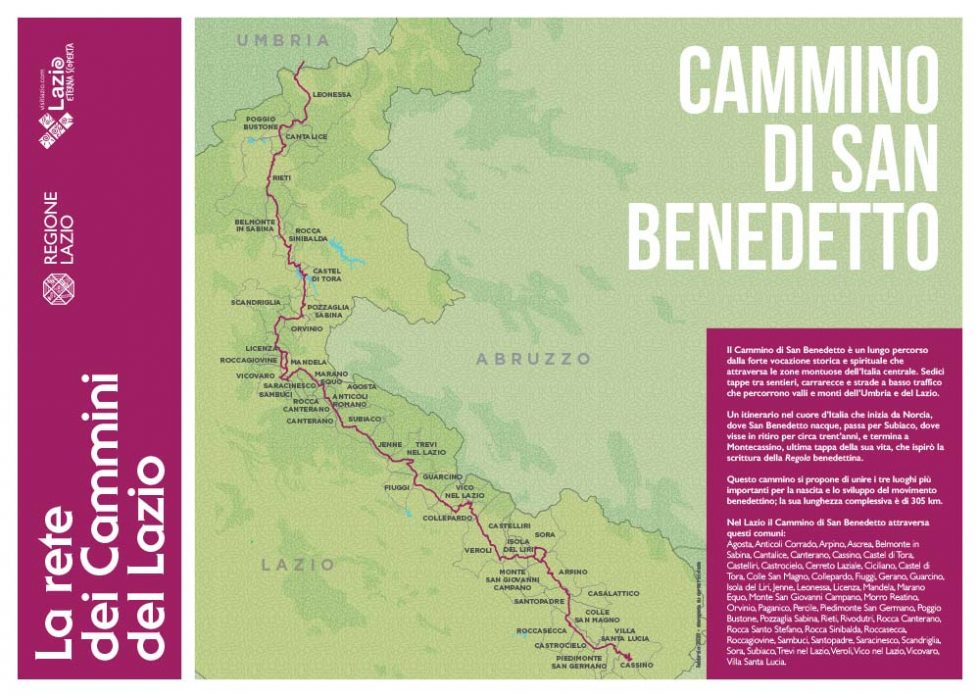 Cammino Di San Benedetto Dove Dormire Cammino di San Benedetto – Cammini –VisitLazio