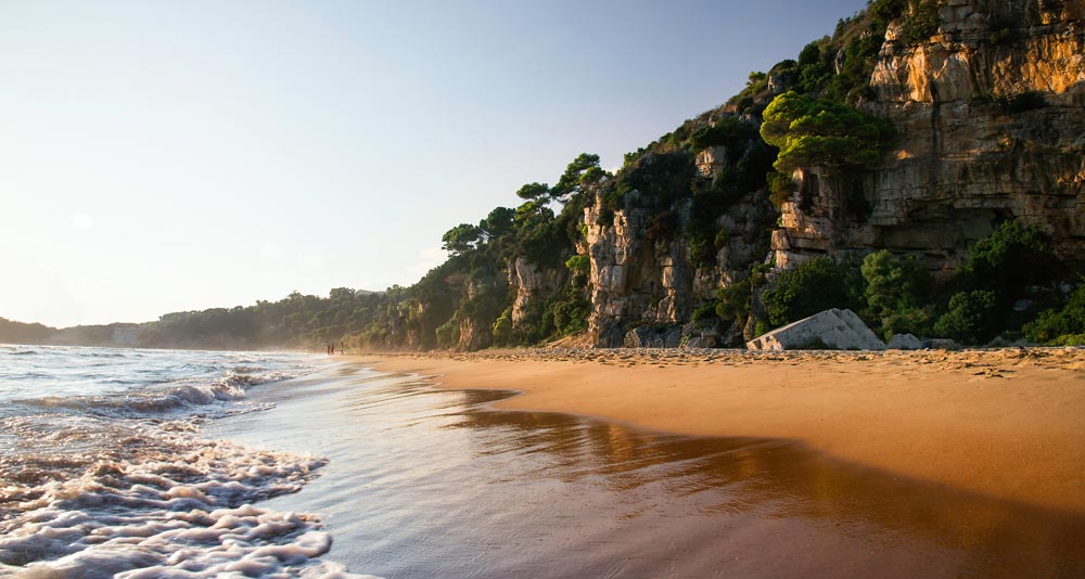 Spiaggia dell'Arenauta a Gaeta