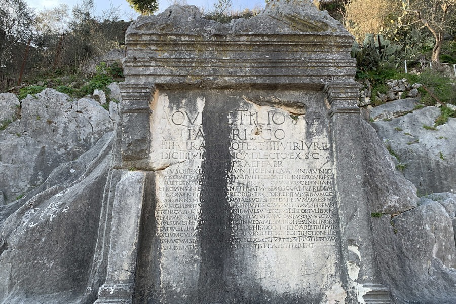 Testamento di Aulo Quintilio Prisco @ FB Città di Ferentino