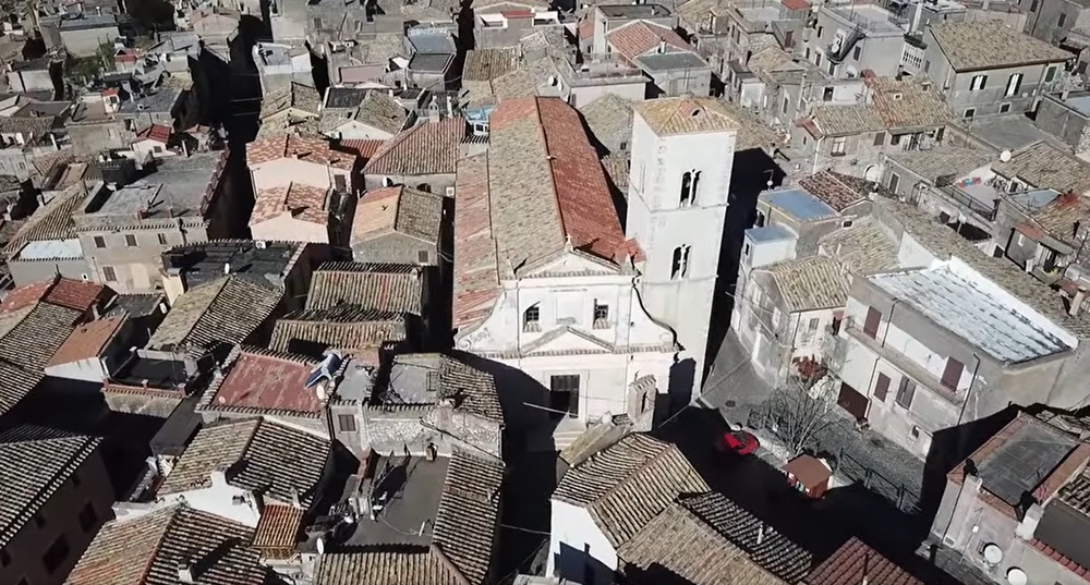 Veduta aerea Chiesa Parrocchiale di San Lorenzo