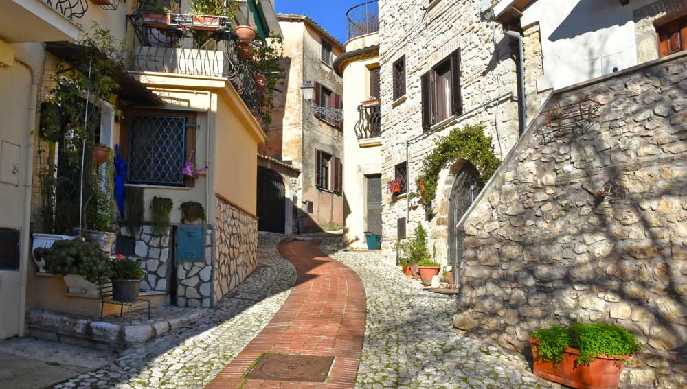 Scorcio del centro storico di Veroli