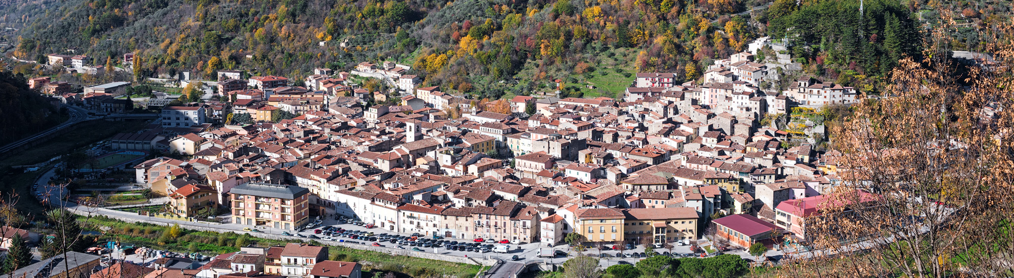 Vista panoramica di Antrodoco