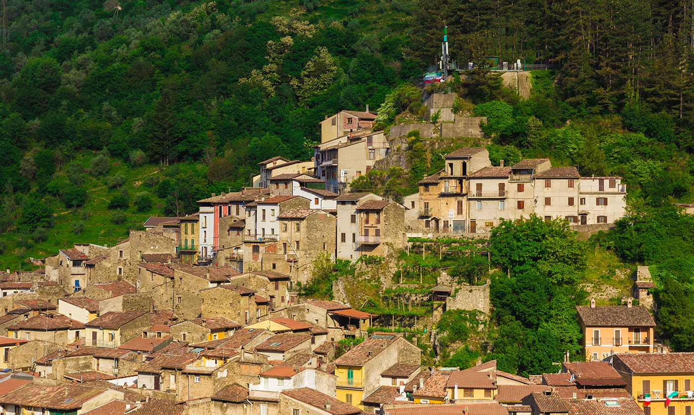 Vista panoramica di Antrodoco