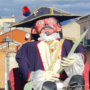 Il carro rappresentante il Generale Championnet con la Radeca