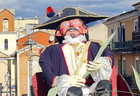 Il carro rappresentante il Generale Championnet con la Radeca