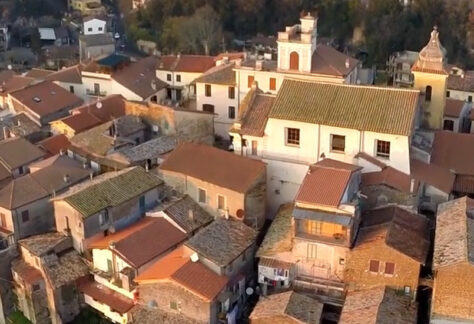 Panoramica aerea di Gallicano nel Lazio