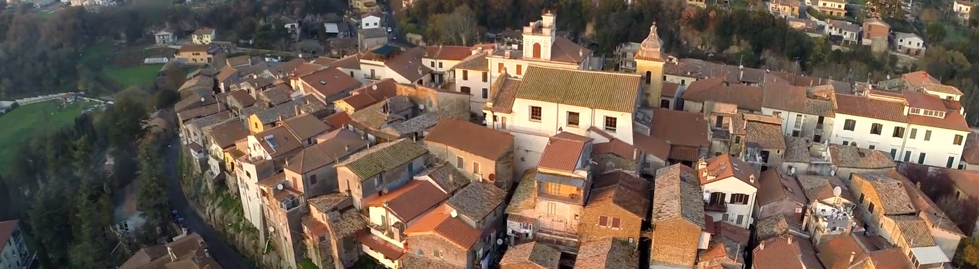 Panoramica aerea di Gallicano nel Lazio