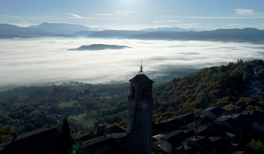 Greccio. Panorama