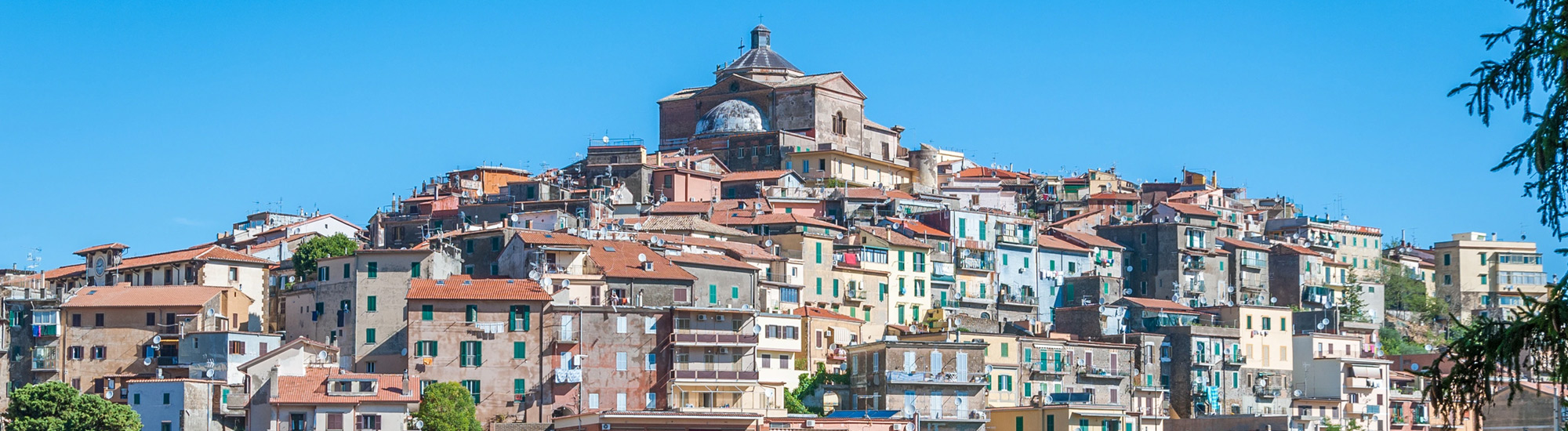 Panoramica di Monte Porzio Catone