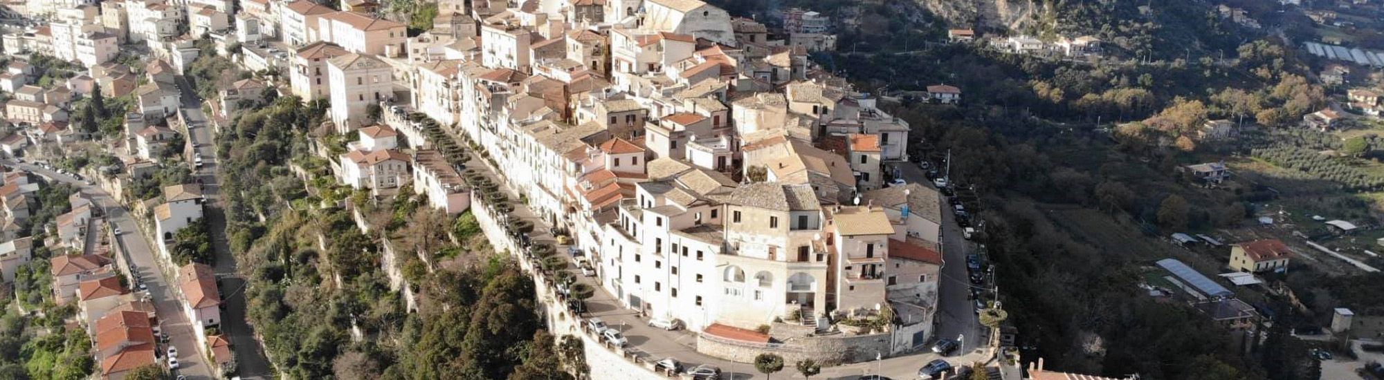 Panoramica aerea di Monte San Biagio - Foto da FB @proloco.montesanbiagio
