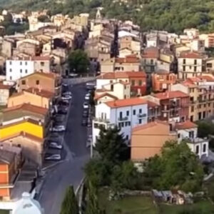Panoramica aerea di Monteflavio