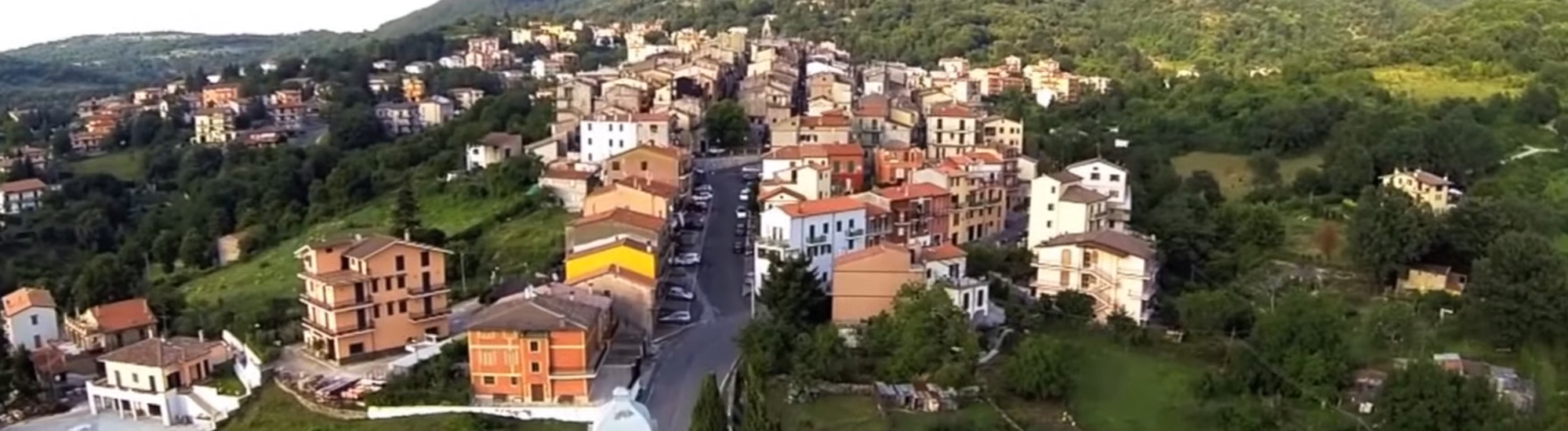 Panoramica aerea di Monteflavio