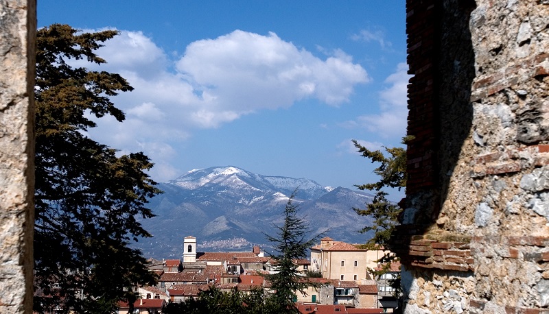 Il panorama da Roccasecca dei Volsci