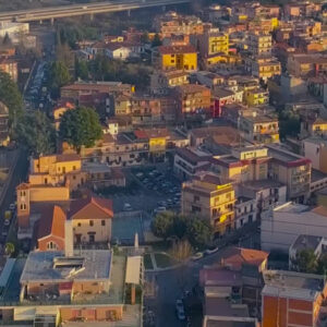 Panoramica aerea di San Cesareo