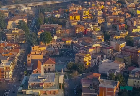 Panoramica aerea di San Cesareo