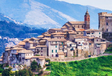 Panoramica di San Vito Romano - Foto di Freesurf da Adobe Stock