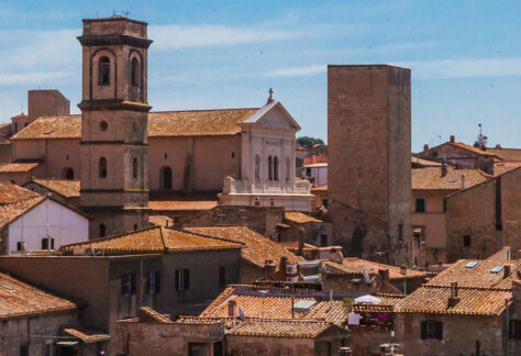 Scorcio panoramico di Tarquinia
