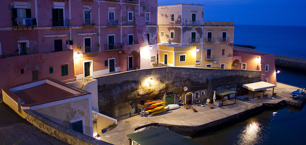 Ventotene at night