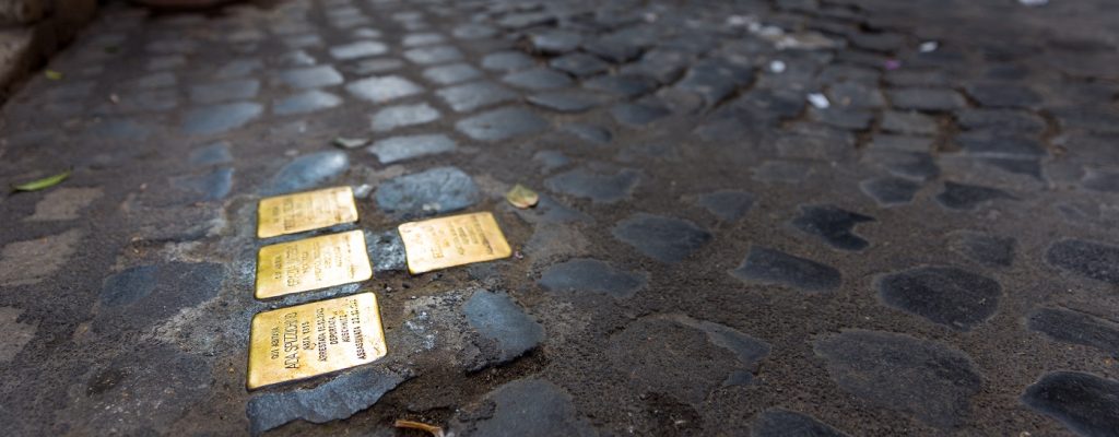 ROMA Ghetto Ebraico pietre d'inciampo