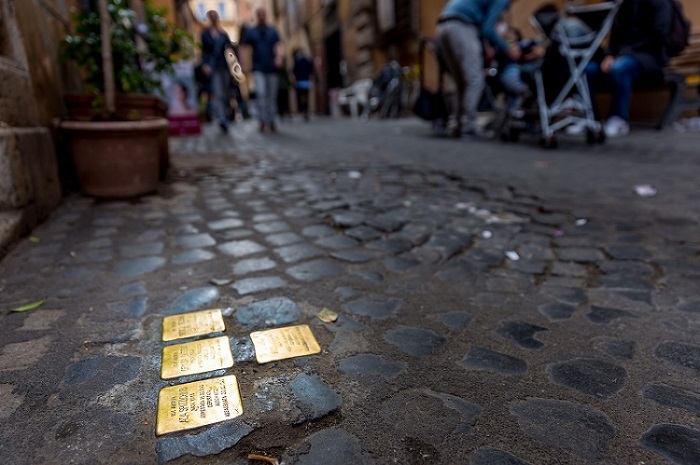 ROMA Ghetto Ebraico pietre d'inciampo