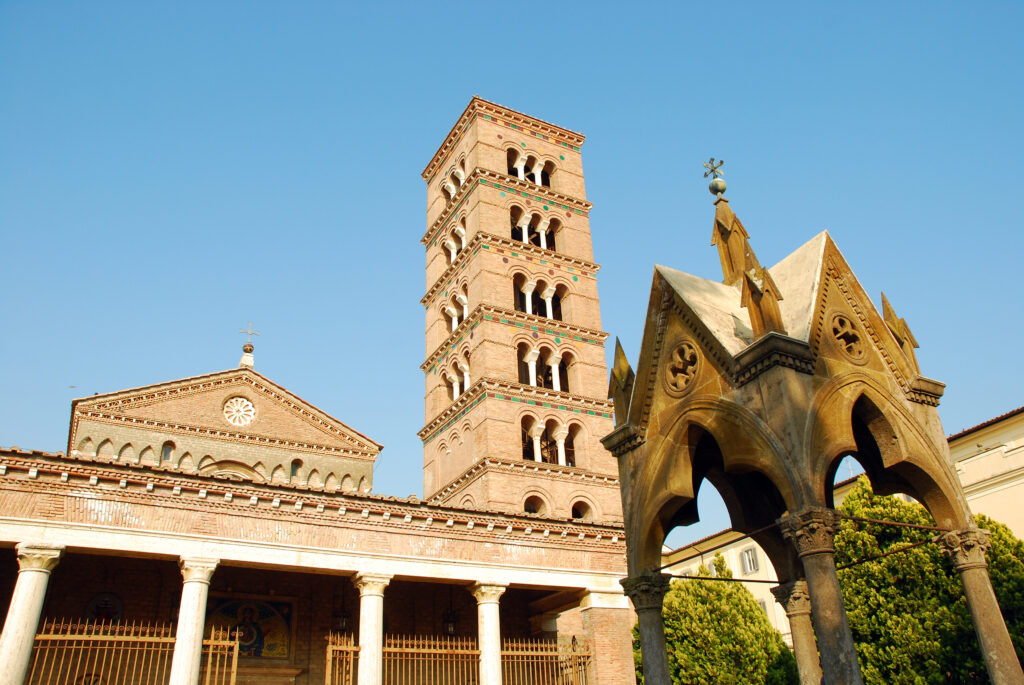 Scorcio del Monastero di San Nilo a Grottaferrata in Provincia di Roma - Lazio - Italia