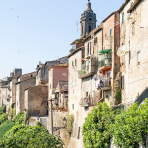 scorcio del paese di Campagnano di Roma
