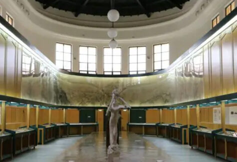 foto sala espositiva del Museo civico Duilio Cambellotti