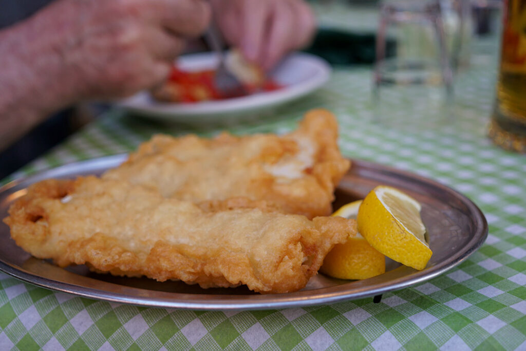 Filetti di baccalà fritti