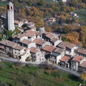 Panoramica aerea di Greccio