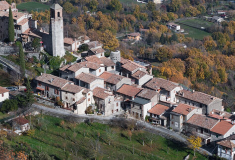 Panoramica aerea di Greccio