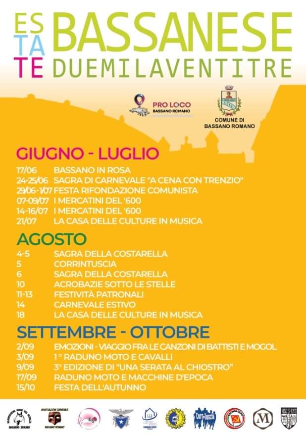 Locandina Estate Bassanese
