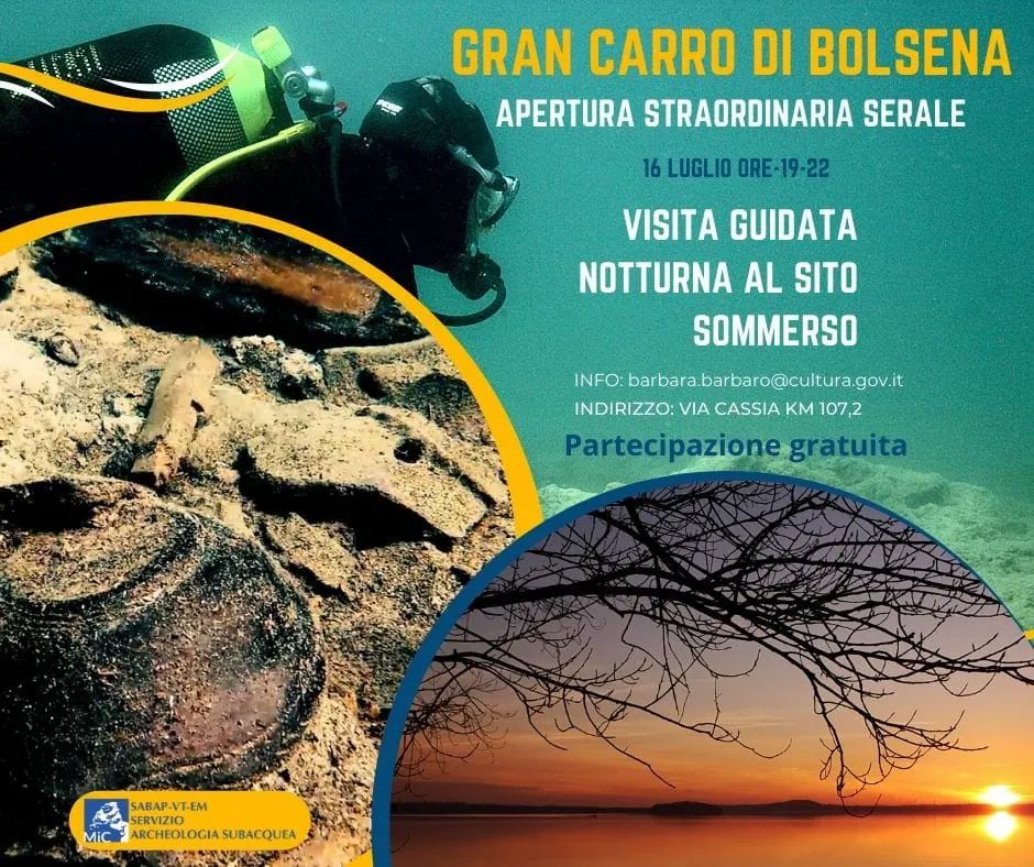 Locandina visite al gran caro bolsena 2023