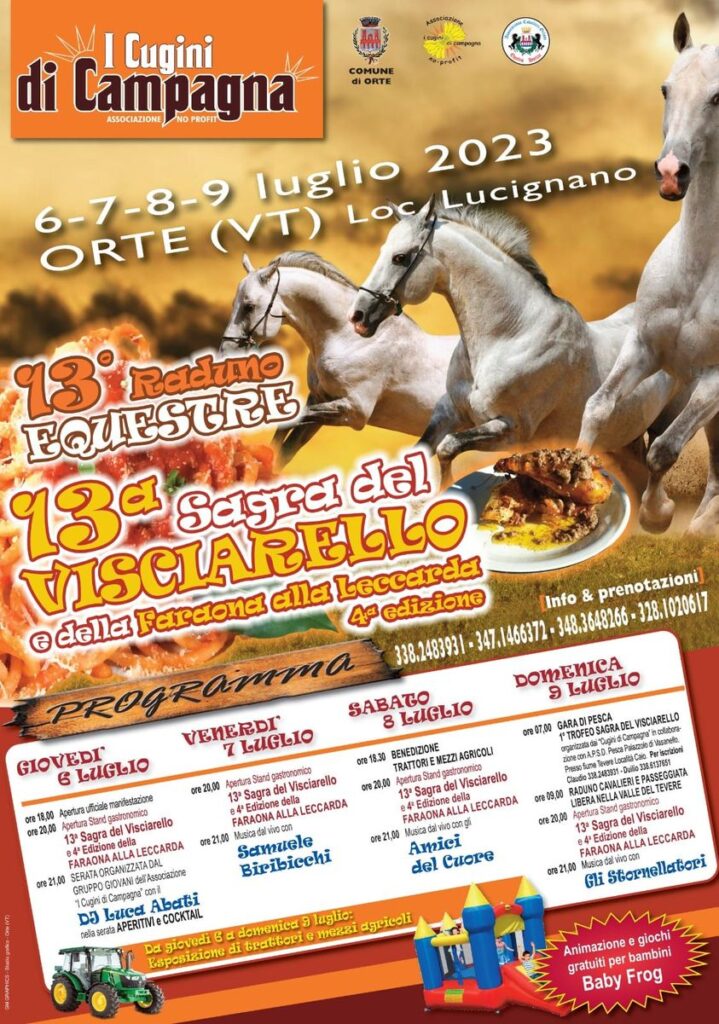 Locandina sagra del visciarello Orte