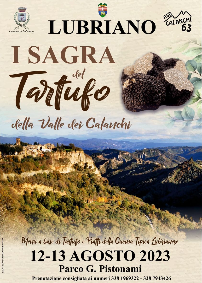 locandina Sagra del Tartufo Lubriano