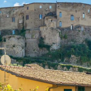 Vista della Rocca Abbaziale di Subiaco - Foto di ValerioMei da Adobe Stock